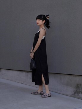 「GUCCI（グッチ）のアイテム（シューズ、その他）」を使った、百さん（レディース・160cm）の春コーディネート