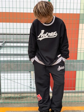 「AVIREX（アヴィレックス）のアイテム（スウェットパンツ）」を使った、AOIさん（メンズ・173cm）の冬コーディネート