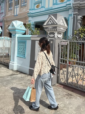 「アイテム（キャミソール）」を使った、ぴぐー 𓃟さん（レディース・153cm）の秋コーディネート