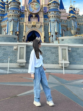 「アイテム（カチューシャ）」を使った、ぴぐー 𓃟さん（レディース・153cm）の秋コーディネート