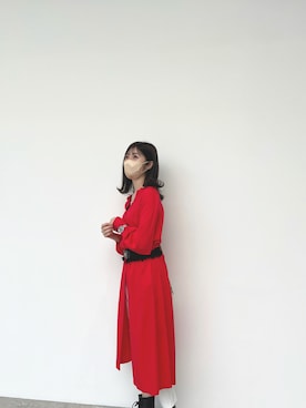 「Intimissimi（インティミッシミ）のアイテム」を使った、miiさん（レディース・162cm）の冬コーディネート