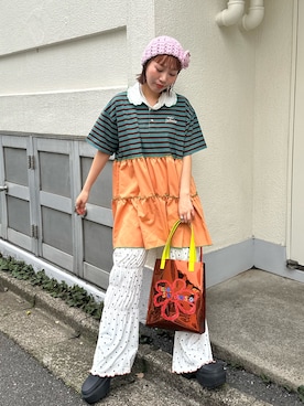 「HELLO.SANFRANCISCO（ハローサンフランシスコ）のアイテム」を使った、みゆさん（レディース・164cm）の春コーディネート