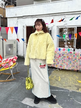 「CIAOPANIC TYPY（チャオパニックティピー）のアイテム（その他シューズ）」を使った、みゆさん（レディース・164cm）の秋コーディネート