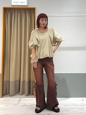 「フレアデニム」｜みゆさん（レディース・164cm・20代）の夏コーディネート