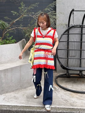 「HELLO.SANFRANCISCO（ハローサンフランシスコ）のアイテム」を使った、みゆさん（レディース・164cm）の春コーディネート