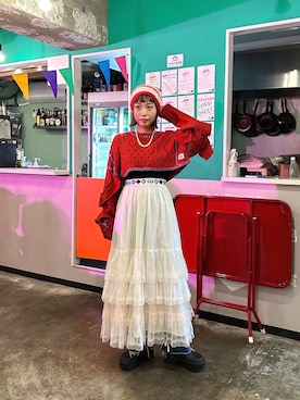 「アイテム（帽子）」を使った、みゆさん（レディース・164cm・20代）の秋コーディネート