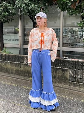 「HELLO.SANFRANCISCO（ハローサンフランシスコ）のアイテム」を使った、みゆさん（レディース・164cm）の夏コーディネート