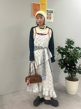 「HELLO.SANFRANCISCO（ハローサンフランシスコ）のアイテム」を使った、みゆさん（レディース・164cm）の春コーディネート