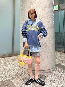 「HELLO.SANFRANCISCO（ハローサンフランシスコ）のアイテム」を使った、みゆさん（レディース・164cm）の春コーディネート