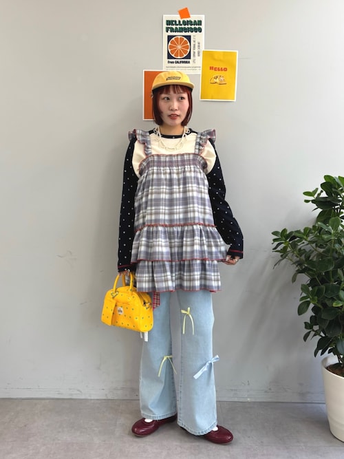 HELLO.SANFRANCISCO/ハローサンフランシスコ】ハートプリントエナメル