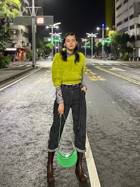 「SAMO ONDOH（セイモオンド）のアイテム」を使った、アイ♡Chin Pei Su  さん（レディース・167cm）の冬コーディネート