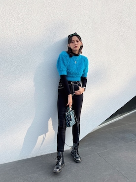 「CLOT（クロット）のアイテム」を使った、アイ♡Chin Pei Su  さん（レディース・167cm）の冬コーディネート