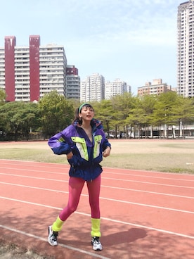 「運動会」｜「アイテム（ジャケット/アウター）」を使った、アイ♡Chin Pei Su  さん（レディース・167cm）の秋コーディネート