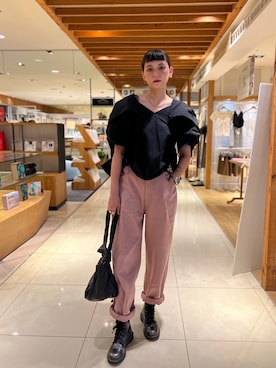 アイ♡Chin Pei Su  さんの「Dr.Martens / ドクターマーチン 1460 8EYEBOOT 8ホール ブーツ シューズ」を使ったコーディネート