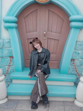 「アイテム（スニーカー）」を使った、えりりさん（レディース・162cm）の冬コーディネート