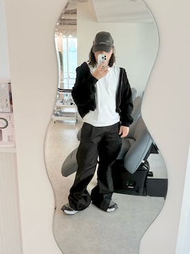 「アイテム（チノパンツ）」を使った、中島 直樹さん（メンズ・170cm）の秋コーディネート