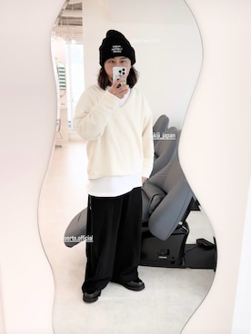 「アイテム（スウェットパンツ）」を使った、中島 直樹さん（メンズ・170cm・40代）の秋コーディネート