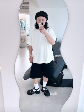 「アイテム（サンダル）」を使った、中島 直樹さん（メンズ・170cm・40代）の秋コーディネート