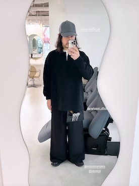 「アイテム（ポロシャツ）」を使った、中島 直樹さん（メンズ・170cm）の秋コーディネート