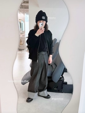 「アイテム（ローファー）」を使った、中島 直樹さん（メンズ・170cm）の秋コーディネート