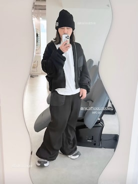 「アイテム（MA-1）」を使った、中島 直樹さん（メンズ・170cm・40代）の秋コーディネート