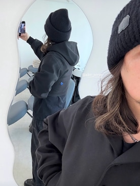 「アイテム（ニットキャップ/ビーニー）」を使った、中島 直樹さん（メンズ・170cm）の秋コーディネート