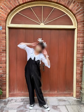 「flower」｜「アイテム（オールインワン・サロペット）」を使った、Kotonoさん（レディース・167cm）の夏コーディネート