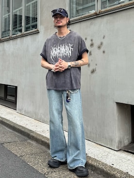 KOU SUEMATSUさん（メンズ・172cm）の夏コーディネート