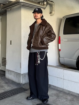 KOU SUEMATSUさん（骨格ナチュラル・メンズ・172cm）の秋コーディネート