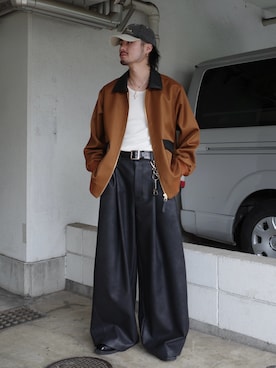KOU SUEMATSUさん（骨格ナチュラル・メンズ・172cm）の秋コーディネート