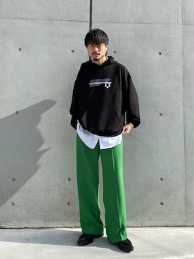 KOU SUEMATSUさん（メンズ・173cm）の冬コーディネート