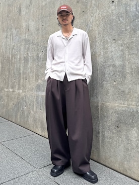 「Lui's（ルイス）のアイテム」を使った、KOU SUEMATSUさん（メンズ・172cm）の秋コーディネート