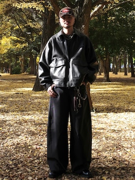 「Lui's（ルイス）のアイテム」を使った、KOU SUEMATSUさん（メンズ・172cm）の冬コーディネート