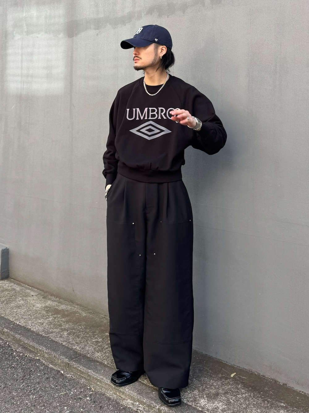 【UMBRO/アンブロ×Lui’s】ピグメント クルーネック スウェット UMBRO/アンブロ×Lui's】ピグメントクルーネックスウェット