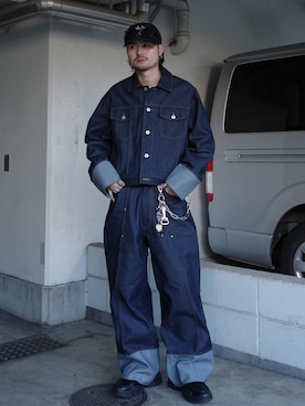 KOU SUEMATSUさん（メンズ・172cm）の冬コーディネート