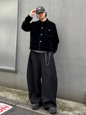 KOU SUEMATSUさん（メンズ・172cm）の春コーディネート