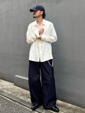 「アイテム（ウォレットチェーン）」を使った、KOU SUEMATSUさん（メンズ・172cm・20代）の夏コーディネート