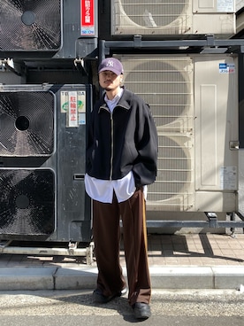 KOU SUEMATSUさん（メンズ・173cm）の冬コーディネート