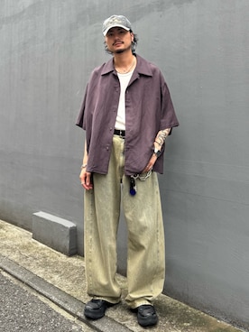 KOU SUEMATSUさん（骨格ナチュラル・メンズ・172cm）の夏コーディネート