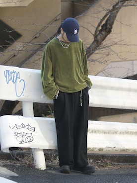 KOU SUEMATSUさん（メンズ・172cm）の春コーディネート