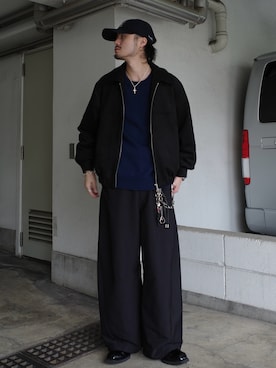 KOU SUEMATSUさん（骨格ナチュラル・メンズ・172cm）の冬コーディネート