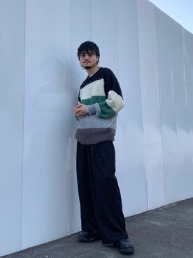 KOU SUEMATSUさん（メンズ・173cm）の秋コーディネート