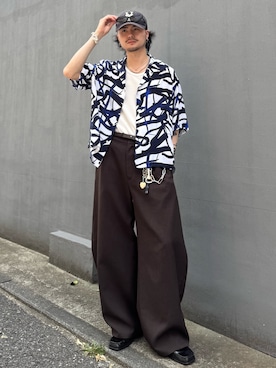 KOU SUEMATSUさん（メンズ・172cm）の夏コーディネート