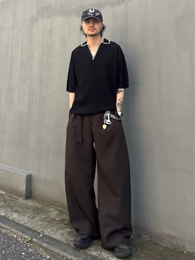 KOU SUEMATSUさん（メンズ・172cm）の春コーディネート