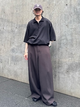 「Lui's（ルイス）のアイテム」を使った、KOU SUEMATSUさん（メンズ・172cm）の夏コーディネート