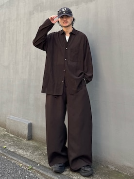 KOU SUEMATSUさん（メンズ・172cm）の春コーディネート