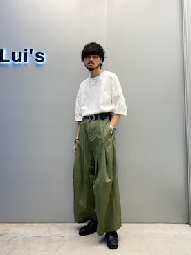 KOU SUEMATSUさん（メンズ・173cm）の夏コーディネート