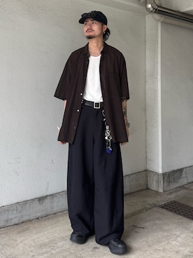 KOU SUEMATSUさん（骨格ナチュラル・メンズ・172cm）の夏コーディネート