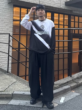 「Lui's（ルイス）のアイテム」を使った、KOU SUEMATSUさん（メンズ・172cm）の冬コーディネート