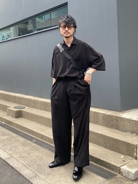 KOU SUEMATSUさん（メンズ・173cm）の春コーディネート